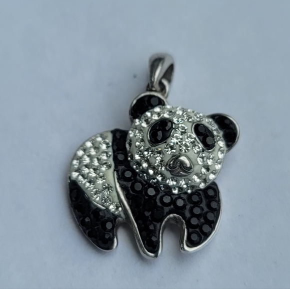 Panda Bear 🐼Sterling Silver Charm Pendant - Picture 5 of 5